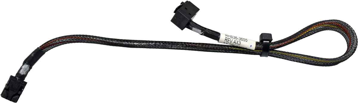 Amphenol 12G MiniSAS HD Data Cable 0,4m RHS36-3655 SFF-8643 - SFF-8643 angled Amphenol 12G MiniSAS HD Data Cable 0,4m RHS36-3655 SFF-8643 - SFF-8643 angled