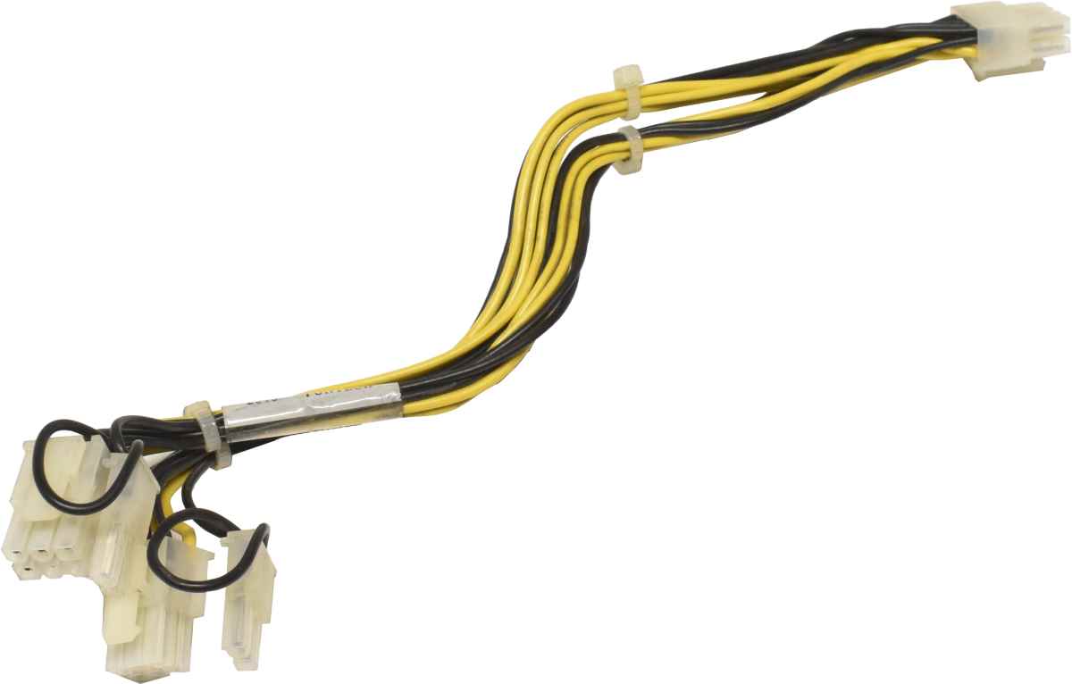 Gigabyte Power Cable / Stromkabel 8-pin / 2x 6+2-pin 25cm für G292-Z20 25CRI-220304-Y4R