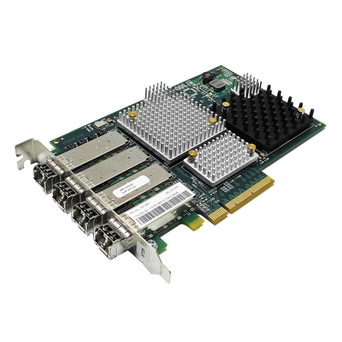IBM 5729 Emulex LPE12004 Quad-Port 8Gb PCIe x8 FC Server Adapter 74Y3467 FP IBM 5729 Emulex LPE12004 Quad-Port 8Gb PCIe x8 FC Server Adapter 74Y3467 FP