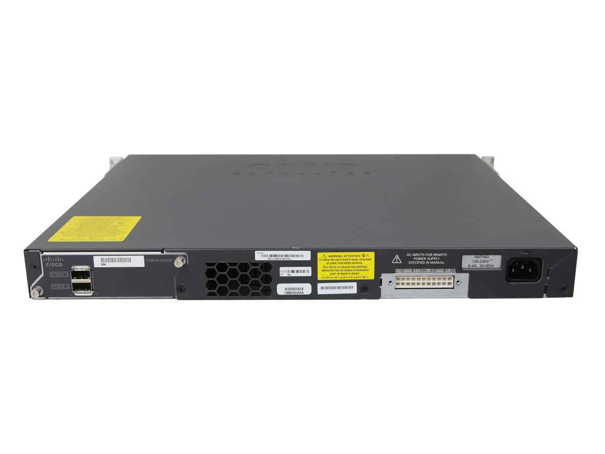 Cisco WS-C2960X-48LPS-L 48-Port GE PoE Switch 4x SFP + Modul C2960X-Stack