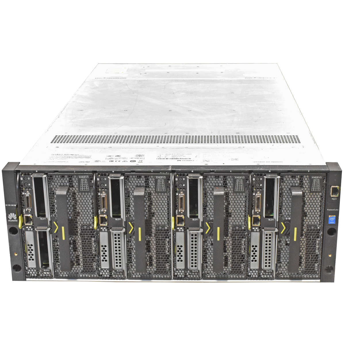 Huawei-FusionCube-X6800-4-Node-XH628-V3-Server-no-004.jpg Huawei FusionCube X6800 4 Node XH628 V3 Server no CPU no PC4 no HDD 8x Heatsink