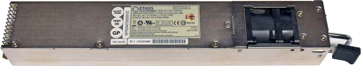 Fortinet FortiGate FG-1000C Etasis EFRP-S407 400W Power Supply