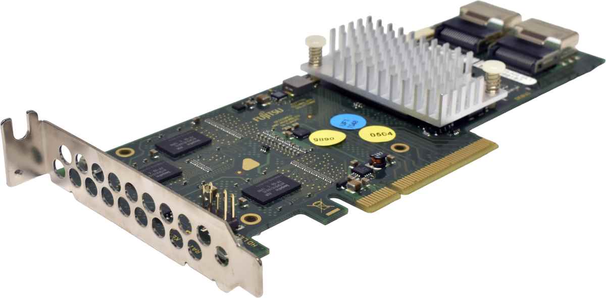Fujitsu D2616-A22 GS1 6Gb PCle x8 SAS Raid Controller +BBU Controller Board FP