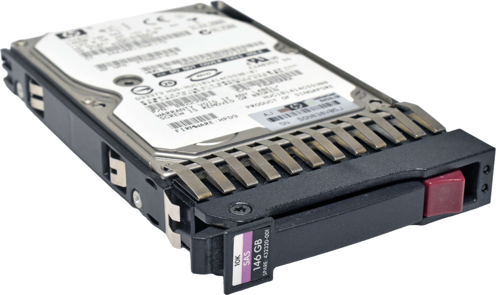 HP Hitachi 146GB 2.5" 10K 3G SAS HDD HUC101414CSS300 432320-001 +Caddy