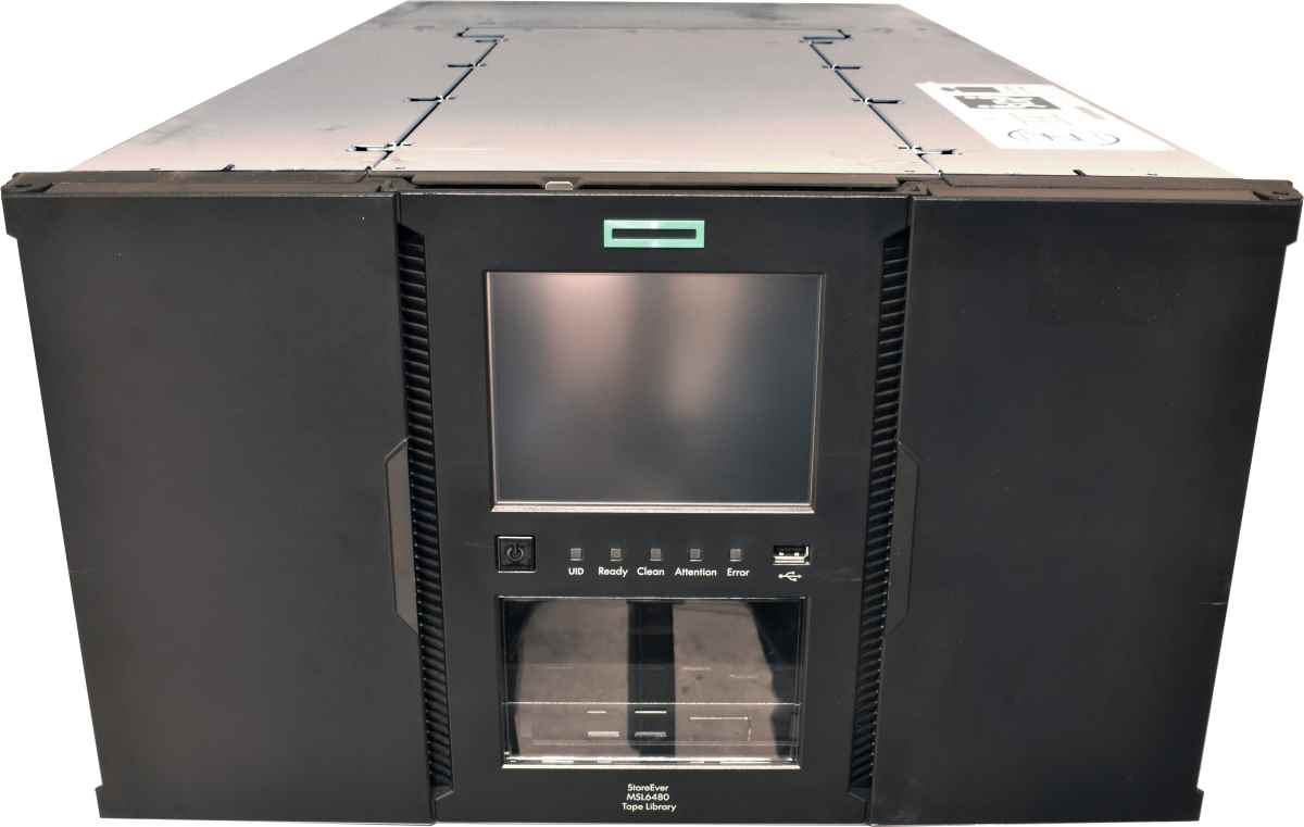 HP StoreEver MSL6480 QU625A 723570-001 Tape Library scalable Base Module + Base Library Controller 723573-001 no Tape Drives