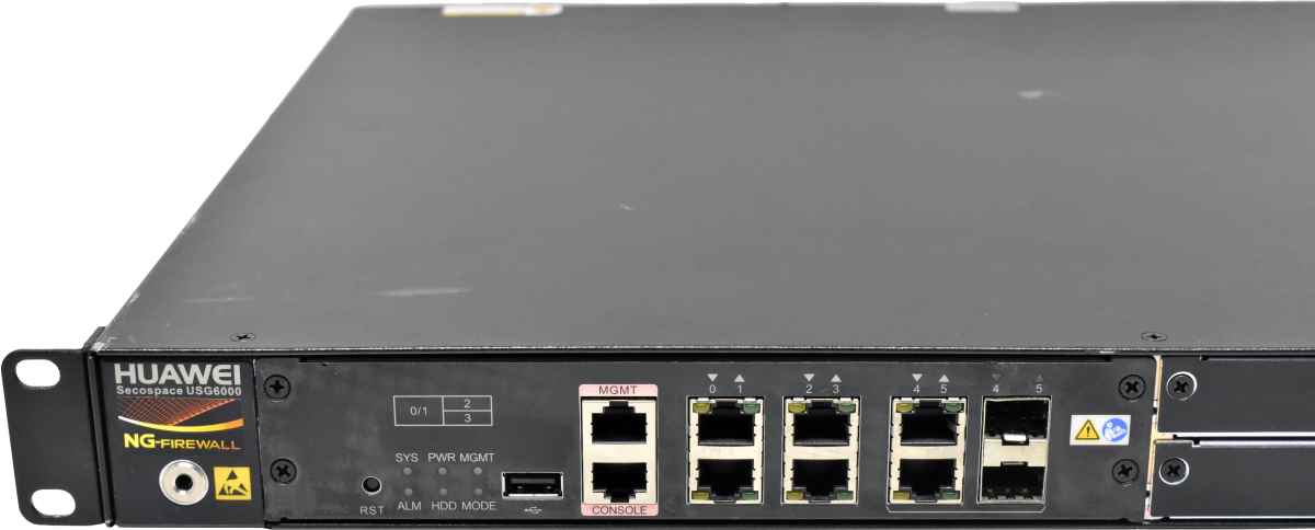 Huawei Secospace USG6350 6-Port RJ-45 GE Firewall 2x 1G SFP + Module SM-HDD-SAS300G-B Huawei Secospace USG6350 6-Port RJ-45 GE Firewall 2x 1G SFP + Module SM-HDD-SAS300G-B