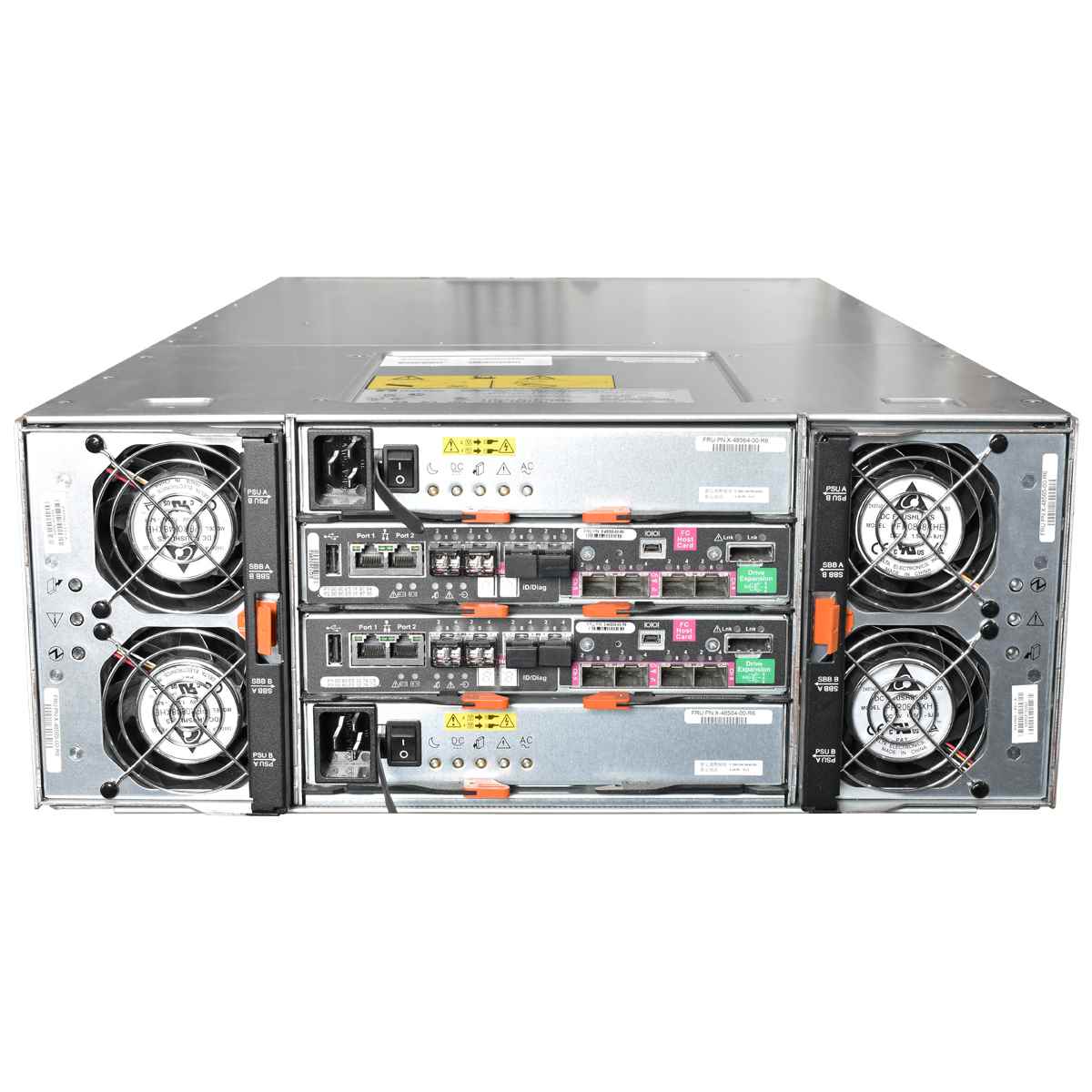 DE6600 Disk Shelf 60x LFF 3,5 PL2-25369-22A 1750W PSU 4U 2x Controller 910406-020 DE6600 Disk Shelf 60x LFF 3,5 PL2-25369-22A 1750W PSU 4U 2x Controller 910406-020