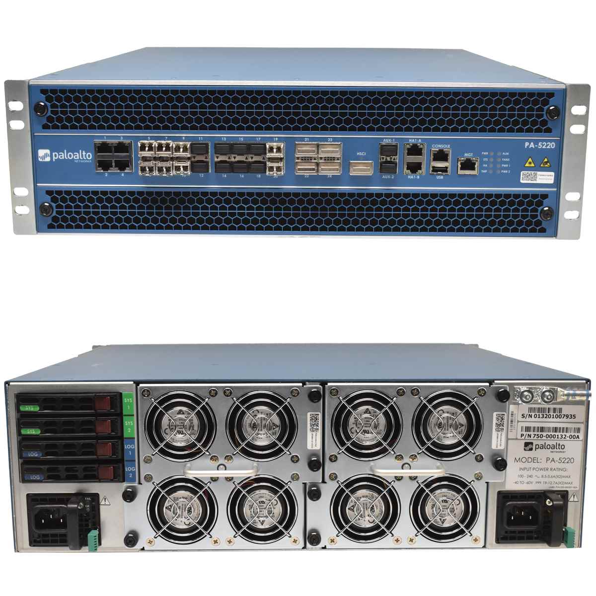 Paloalto PA-5220 750-000132-00A 40G 2x SSD 240GB 3U Networks Firewall-Appliance Paloalto PA-5220 750-000132-00A 40G 2x SSD 240GB 3U Networks Firewall-Appliance