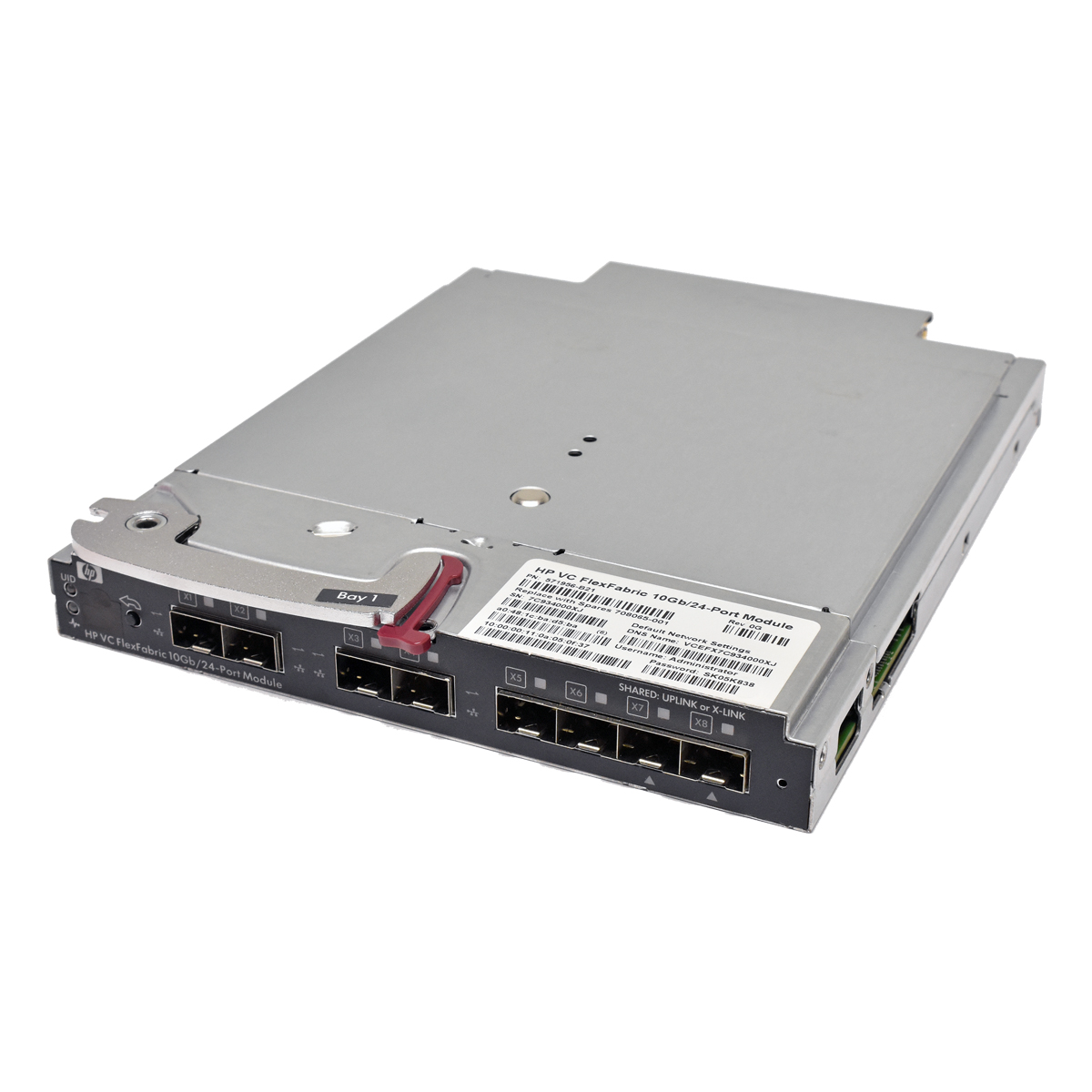 HP VC FlexFabric 10Gb/24Port Module BladeSystem PN: 571956-B21 HP VC FlexFabric 10Gb/24Port Module BladeSystem PN: 571956-B21