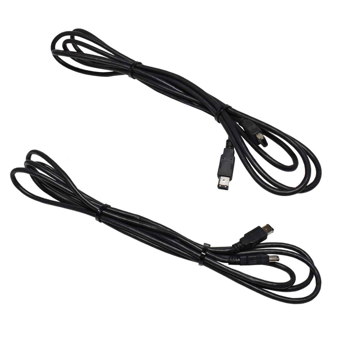 Datenkabel FireWire Mini DV IEEE1394 3m 6Pin - 6Pin schwarz Datenkabel FireWire Mini DV IEEE1394 3m 6Pin - 6Pin schwarz