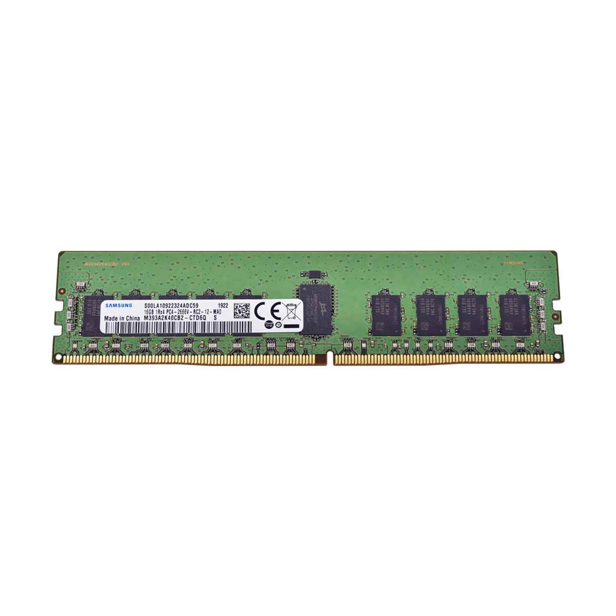 Samsung 16GB 1Rx4 PC4-2666V -R DDR4 RAM M393A2K40CB2-CTD 256GB RAM Samsung 16x16GB 1Rx4 PC4-2666V -R DDR4 RAM M393A2K40CB2-CTD