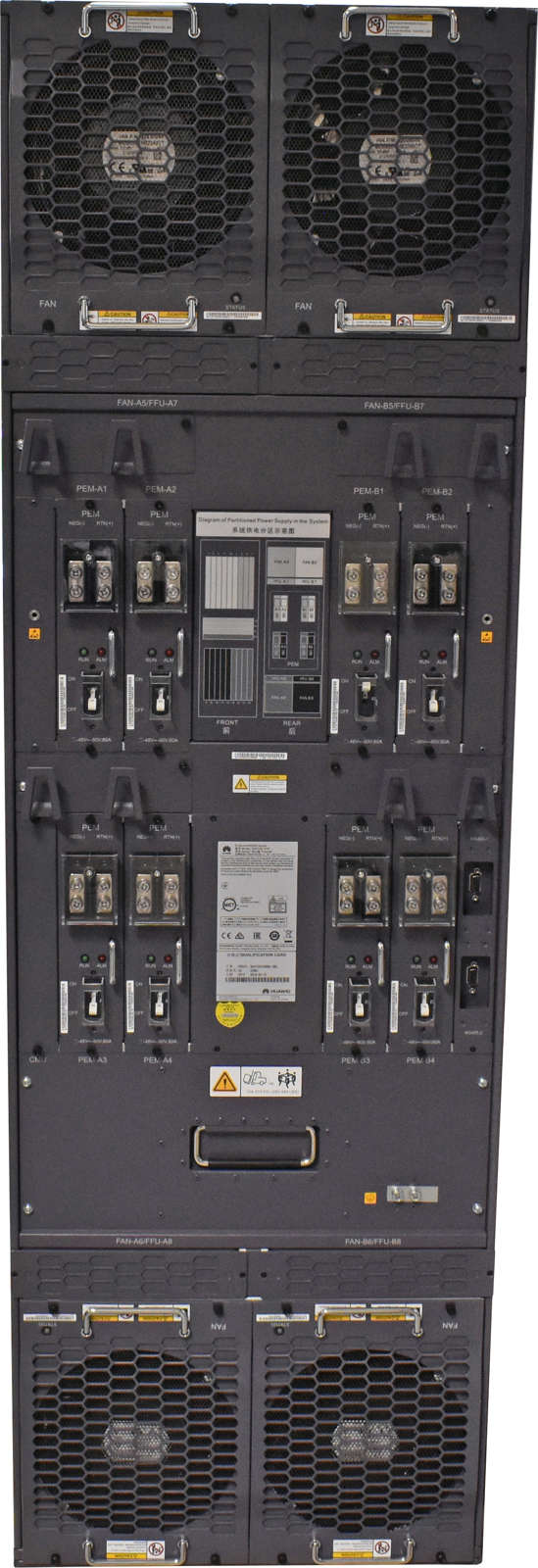 Huawei-Eudemon-E8000E-X16-32U-Firewall-21-Modules-004.jpg Huawei Eudemon E8000E-X16 32U Firewall 21 Modules for LPU/SPU MPU SFU Slots