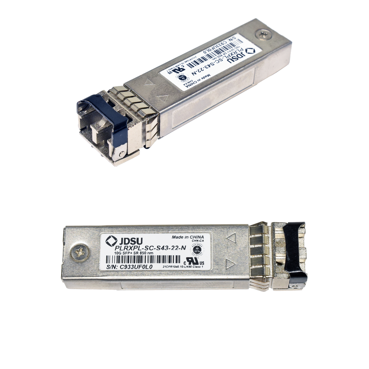 JDSU PLRXPL-SC-S43-22-N 10G SR 850nm Mini GBIC SFP+ Transceiver