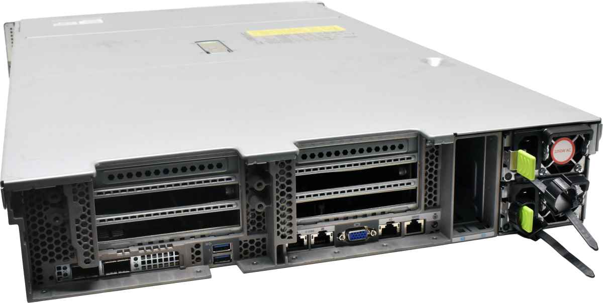 CISCO UCS C240 M5 no CPU 2x Kühler no PC4 26 x SFF Raid M5HD 2U 2x Riser 1x40G QSFP+ MLOM CISCO UCS C240 M5 no CPU 2x Kühler no PC4 26 x SFF Raid M5HD 2U 2x Riser 1x40G QSFP+ MLOM