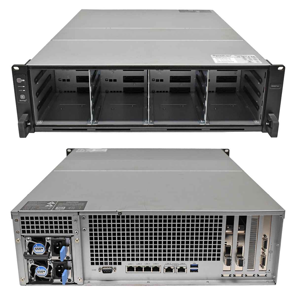 Synology RS4021xs+ 16-Bay 3U NAS Rack Station Intel Xeon D-1541 8-Core 2,10 GHz 16GB DDR4 Synology RS4021xs+ 16-Bay 3U NAS Rack Station Intel Xeon D-1541 8-Core 2,10 GHz 16GB DDR4