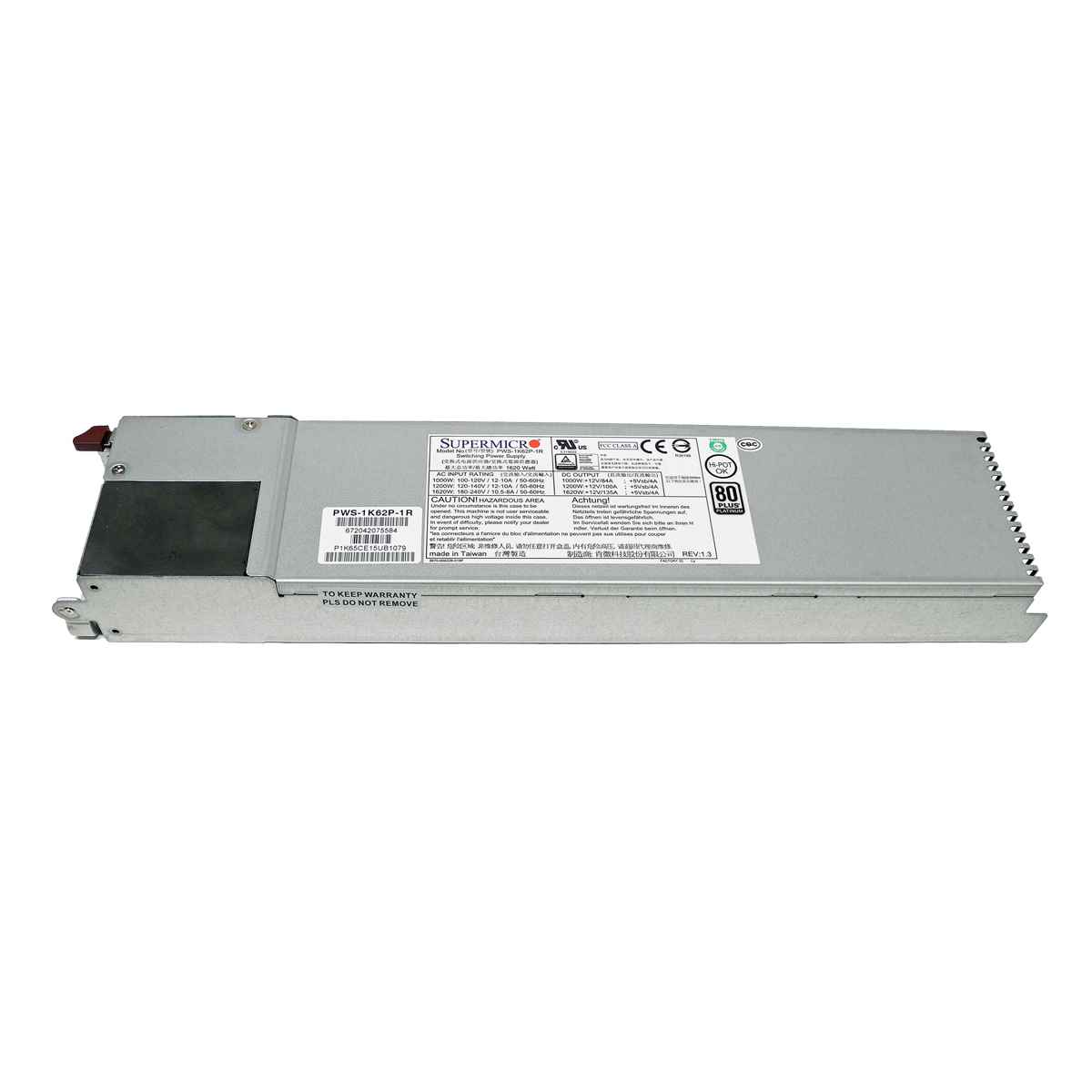 Supermicro Power Supply / Netzteil PWS-1K62P-1R 1620W für CSE-848X X10QBi Server Supermicro Power Supply / Netzteil PWS-1K62P-1R 1620W für CSE-848X X10QBi Server