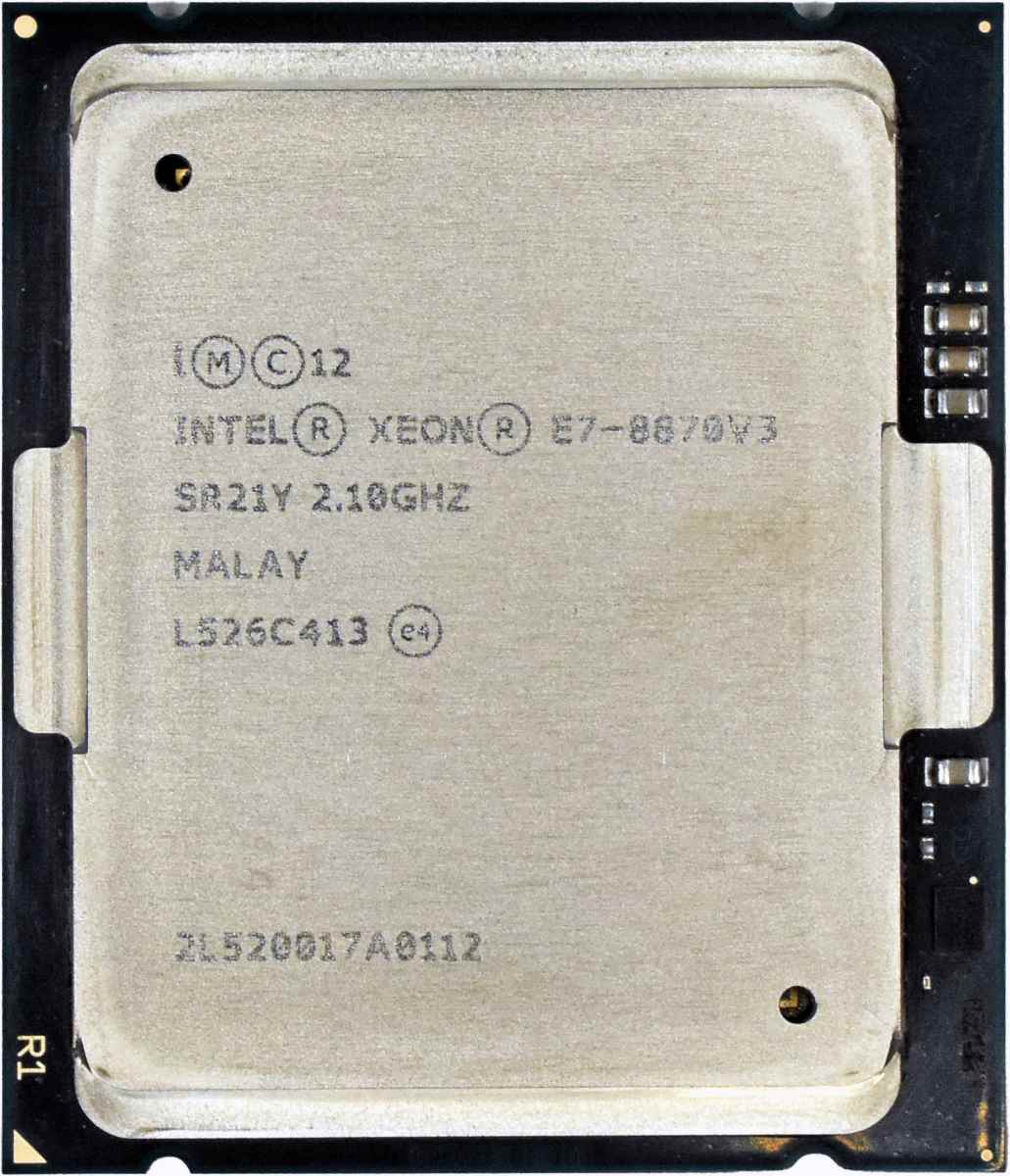 Intel Xeon Processor E7-8870 V3 18-Core 2.10GHz 45MB Smart Cache FCLGA2011 SR21Y Intel Xeon Processor E7-8870 V3 18-Core 2.10GHz 45MB Smart Cache FCLGA2011 SR21Y