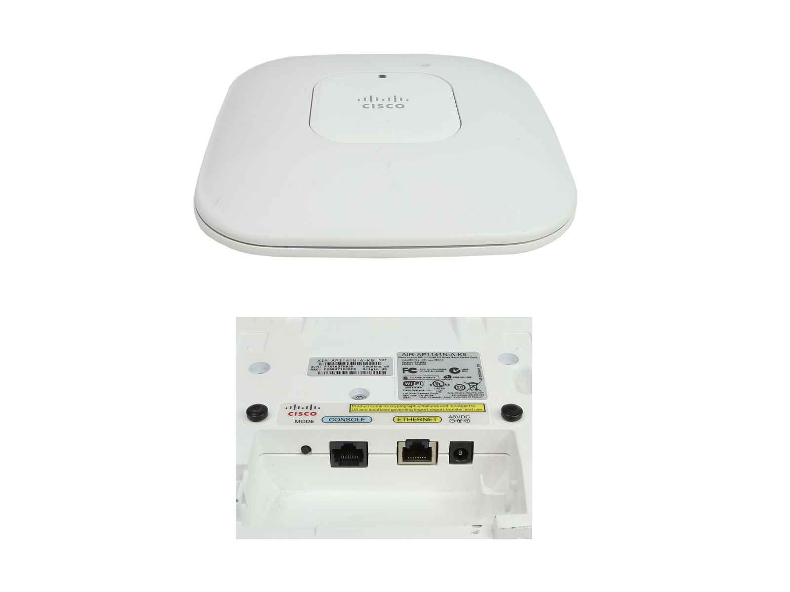 Cisco AIR-LAP1042N-E-K9 Wireless Access Point WiFi Dual-Band 802.11n Cisco AIR-LAP1042N-E-K9 Wireless Access Point WiFi Dual-Band 802.11n