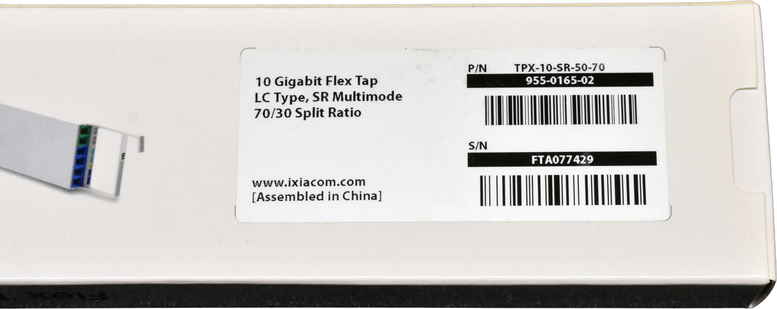 Ixia-Flex-Tap-TPX-10-SR-50-70-10G-LC-Type-SR-Multi-004.jpg Ixia Flex Tap TPX-10-SR-50-70 10G LC Type SR Multimode 70/30 Split Ratio NEW NEU