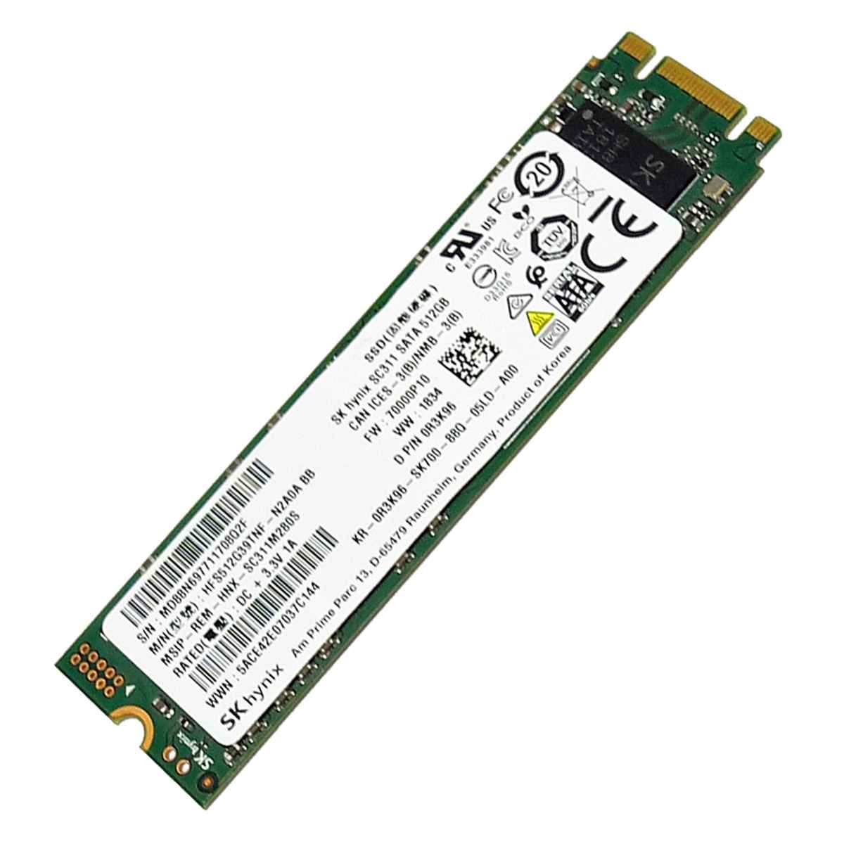 DELL SK hynix SC311 Solid State Drive (SSD) 512 GB M.2 2280 SATA 0R3K96