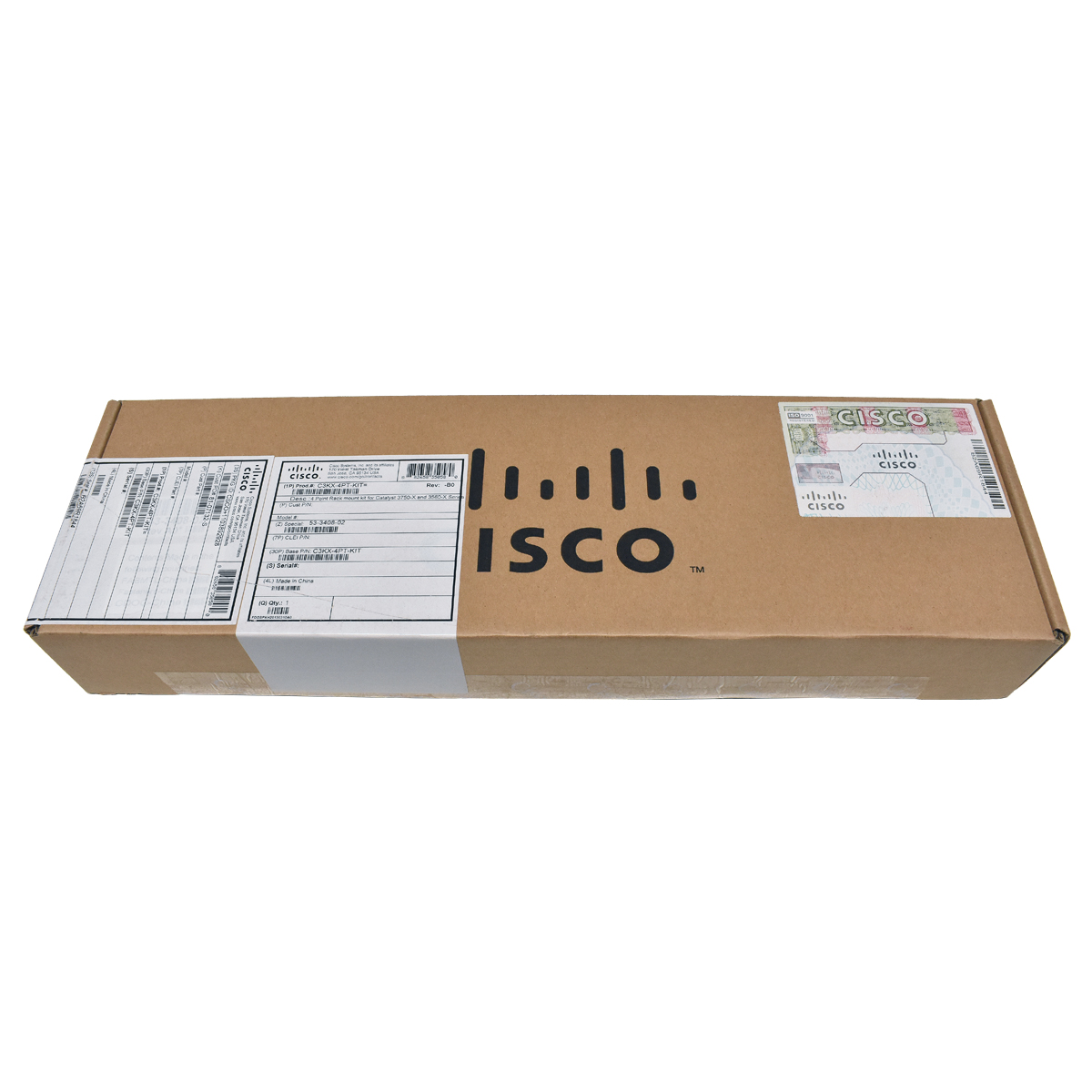 Cisco C3KX-4PT-KIT Rack Mounting Kit for Catalyst 3750-X and 3560-X Series Cisco C3KX-4PT-KIT Rack Mounting Kit for Catalyst 3750-X and 3560-X Series