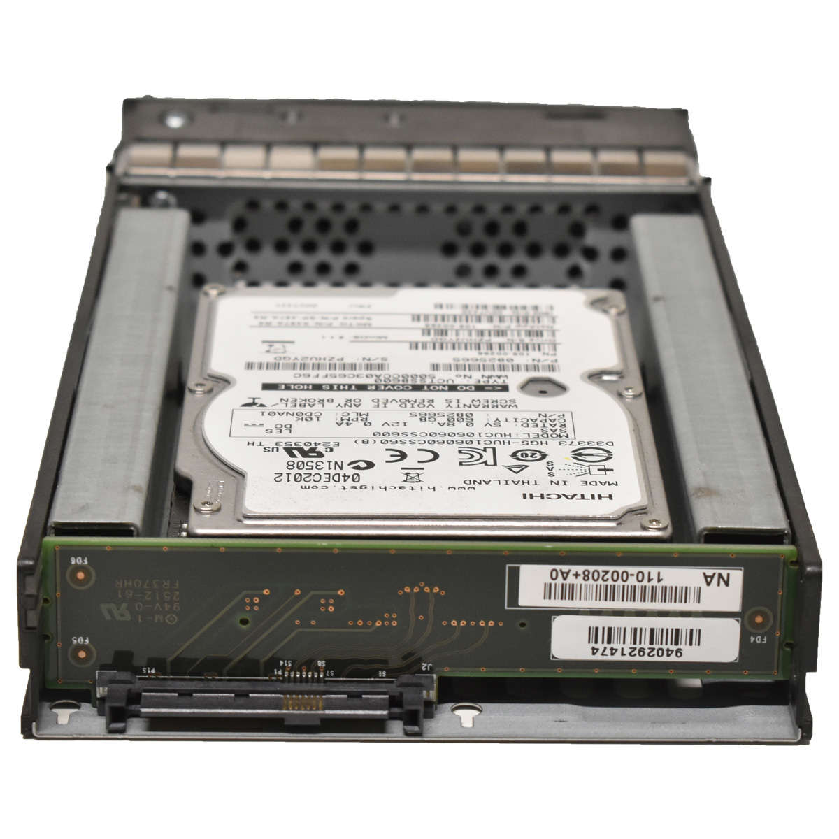 NetApp-600GB-2-5-10K-6G-SAS-HDD-HUC109060CSS600-10-003.jpg NetApp 600GB 2.5" 10K 6G SAS HDD ST600MM0006 108-00266+C0 mit 3.5" Rahmen 110-00208+A1