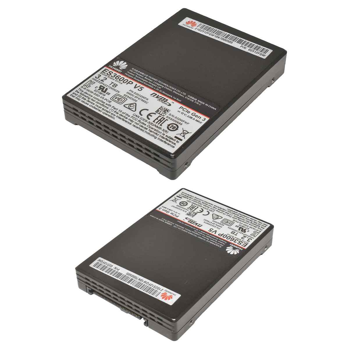 Huawei 3.2TB 2.5" NVMe / PCle SSD 03032WFK Rack Server ES3600P V5 FusionServer