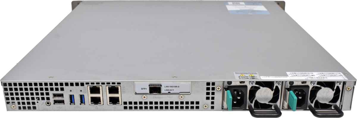 QNAP TS-463U-RP 4-Bay NAS Server AMD Quad-Core GX-420MC 2.0 GHz 4GB DDR3L RAM +Mini GBIC no HDDs Rack Ears