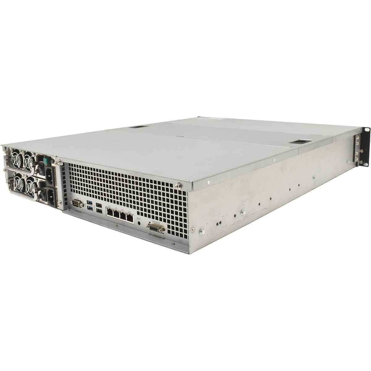 Synology RS2414RP+ NAS Rack Station Intel Atom Dual Core CPU 2GB DDR3 Ohne Festplatten 12x Rahmen