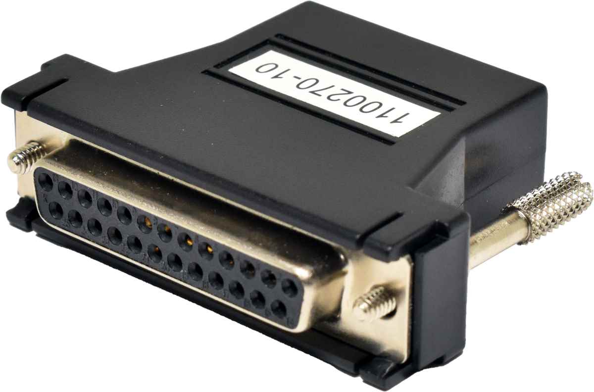 Perle IOLAN SCSC DBA0010C 04007010 1100270-10 DTE Adapter with SUN/Cisco pinout DB-25F - RJ-45F