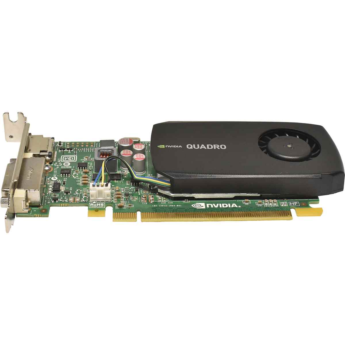 Dell NVidia Quadro K600 Grafikkarte 1GB DDR3 DP DVI PCIe 2.0 x16 0F86YK LP Dell NVidia Quadro K600 Grafikkarte 1GB DDR3 DP DVI PCIe 2.0 x16 0F86YK LP