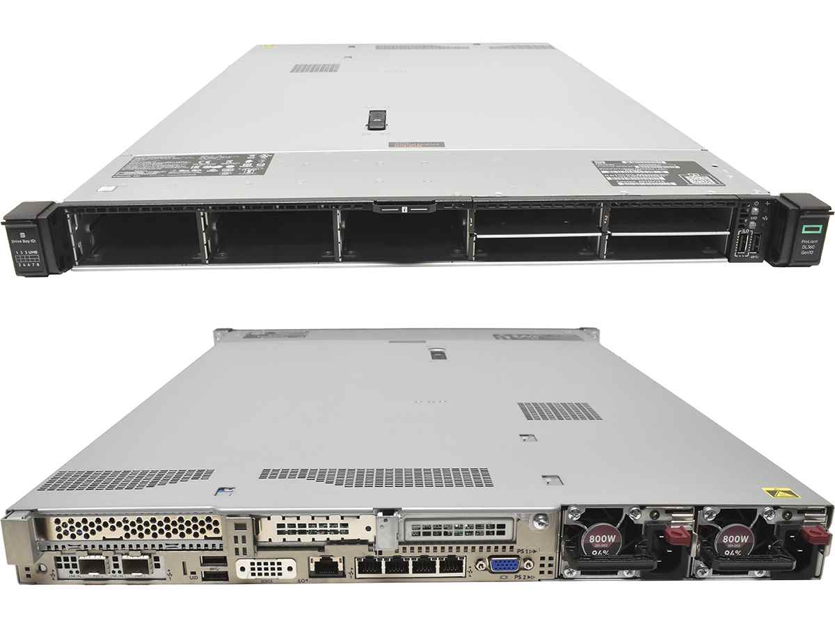 HP ProLiant DL360 G10 ohne CPU 2x Performance HS 0 GB RAM E208i-a + E208i-p 10 Bay 2.5" HP ProLiant DL360 G10 2x Gold 6149 CPU 128 GB RAM PC4 E208i-a + E208i-p 10 Bay 2.5