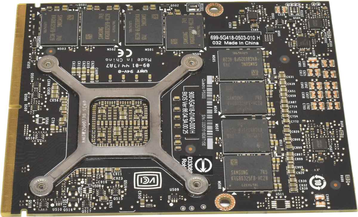 Dell NVidia Quadro P5000 16GB GDDR5 0GPGM8 Grafikkarte für Precision 7720 NEU