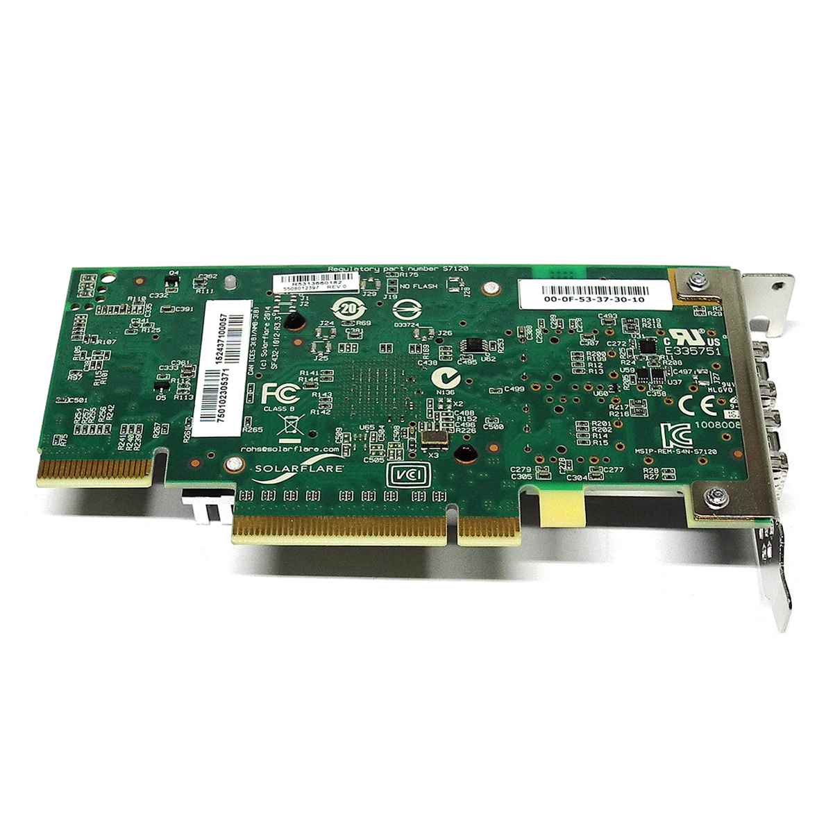 Solarflare S7120 2-Port 10Gb FC PCIe 3.1 x8 Network Adapter SF432-1012-R3.3 LP Solarflare S7120 2-Port 10Gb FC PCIe 3.1 x8 Network Adapter SF432-1012-R3.3 LP