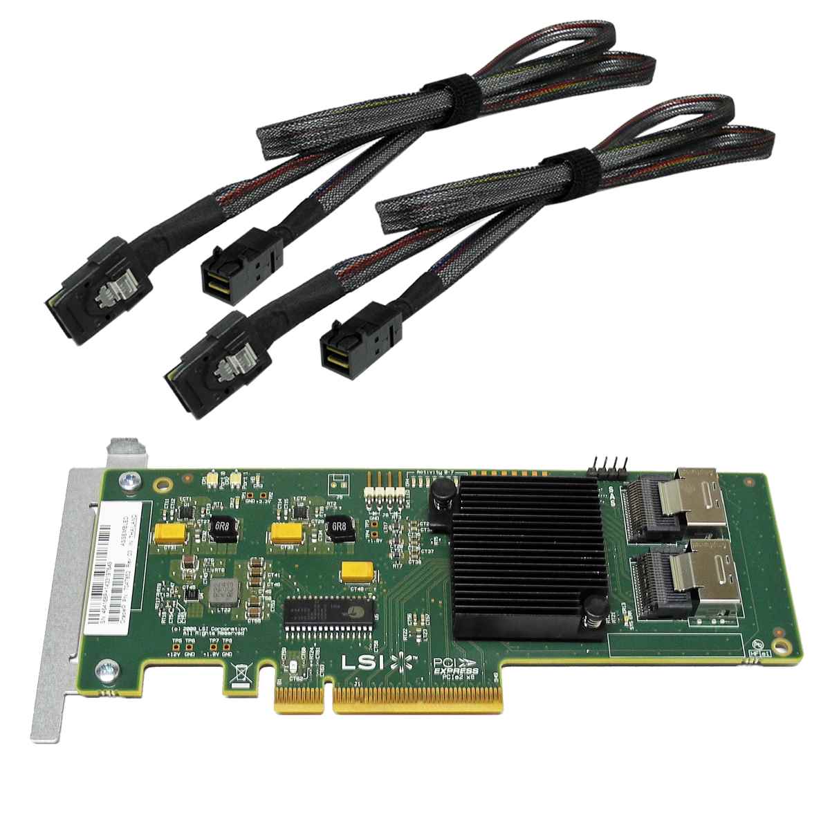 Oracle 7047852 LSI SAS9211-8i 6Gb PCIe x8 RAID Controller +2x SAS Kabel