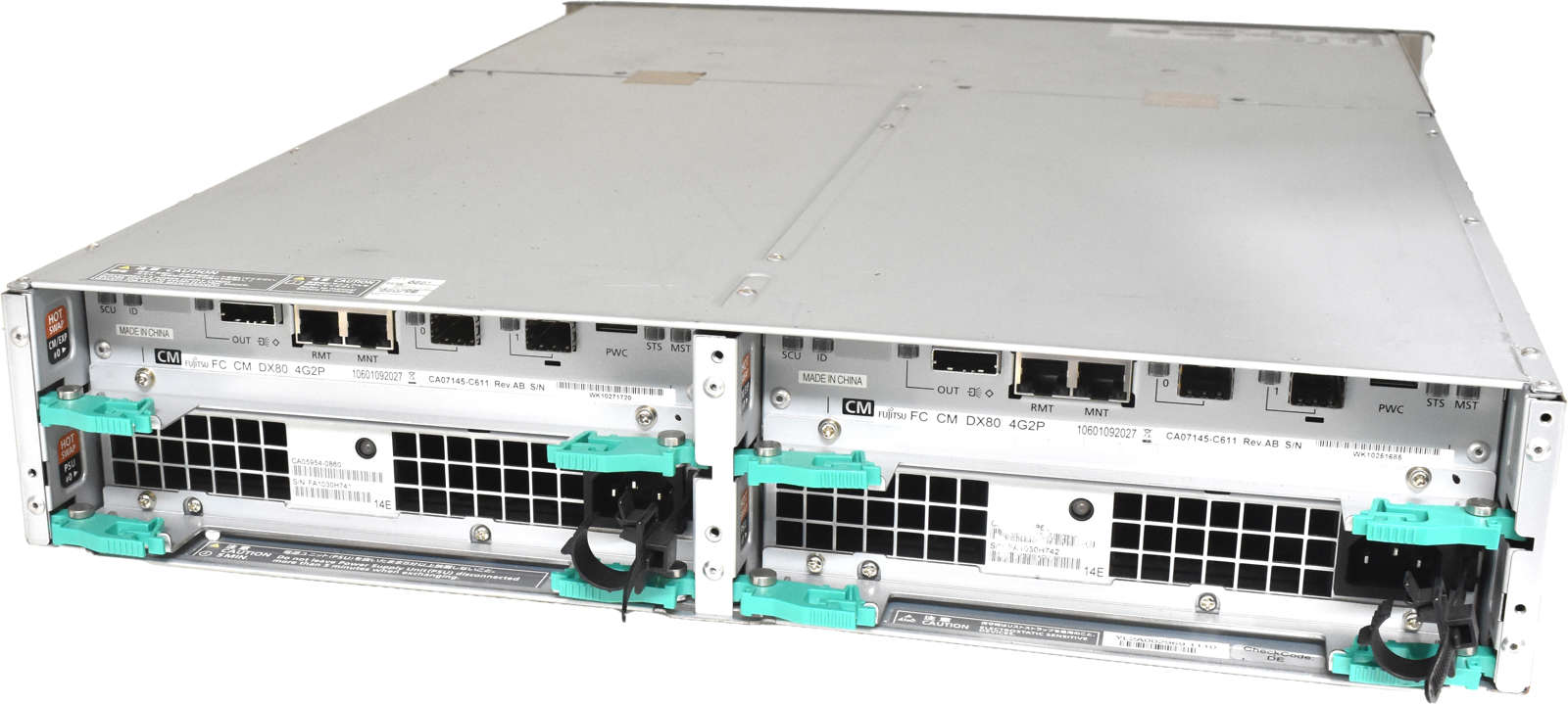 Fujitsu Eternus Storage DX80 FTS: ET08F22AG 12 Bay 3,5" 2x CA07145-C611 2x PSU