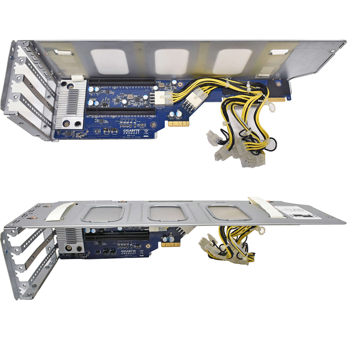 Gigabyte-G292-Z20-Riser-Card-2x-PCIe-G4-x16-full-h-005.jpg Gigabyte G292-Z20 Riser Card 2x PCIe G4 x16 full-high full-length CRSG421 + Cage +Cable
