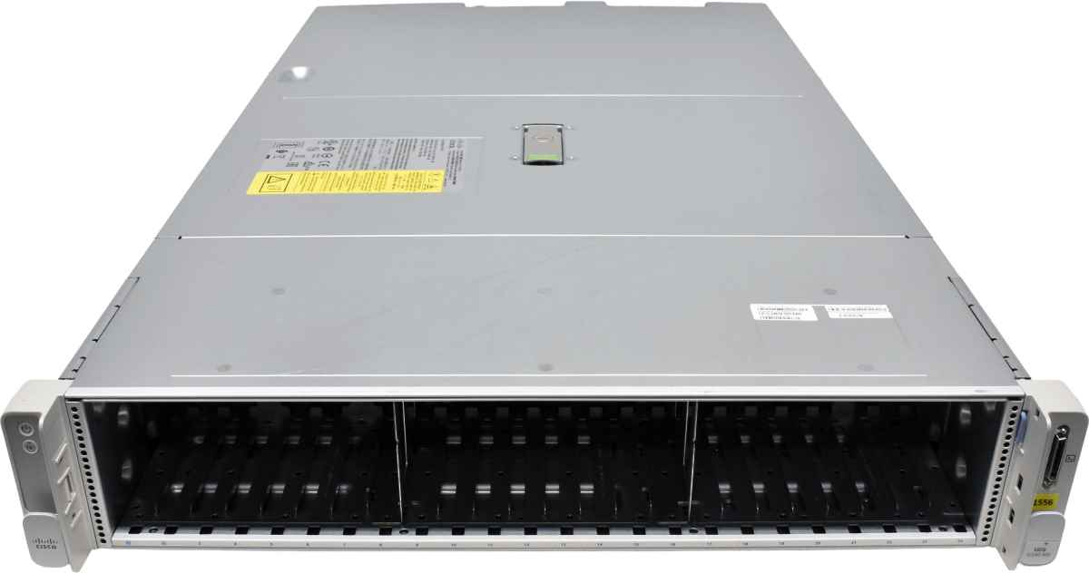 CISCO UCS C240 M5 2x Gold 6132 14-Core CPU 128 PC4 RAM  26 x SFF Raid M5HD 2x Riser