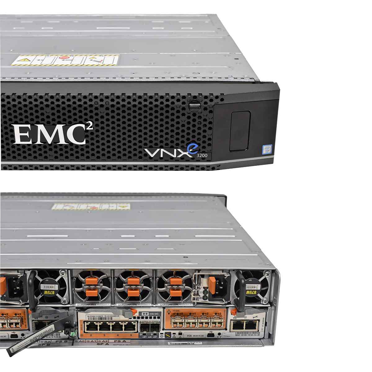 EMC VNXe 3200 NAS/SAN Storage 2x E5-2407 48GB PC3 25x SFF 2x Storage Controller 8x Mini GBIC +key no HDDs EMC VNXe 3200 NAS/SAN Storage 2x E5-2407 48GB PC3 25x SFF 2x Storage Controller 8x Mini GBIC +key no HDDs