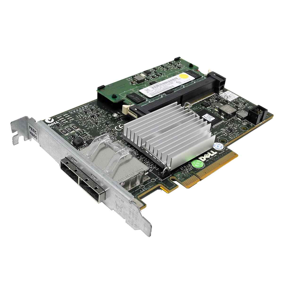 DELL PowerEdge PERC H800 6Gb/s 1GB PCI-Express x8 SAS RAID Controller 0N743J 087V49 0VVGYD DELL PowerEdge PERC H800 6Gb/s 1GB PCI-Express x8 SAS RAID Controller 0N743J 087V49 0VVGYD