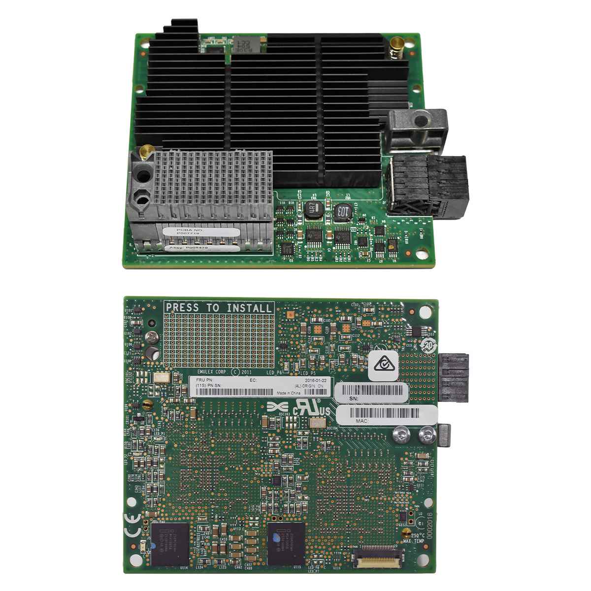 IBM Flex System FC5054 4-port 16Gb FC Adapter 95Y2394 00Y5637