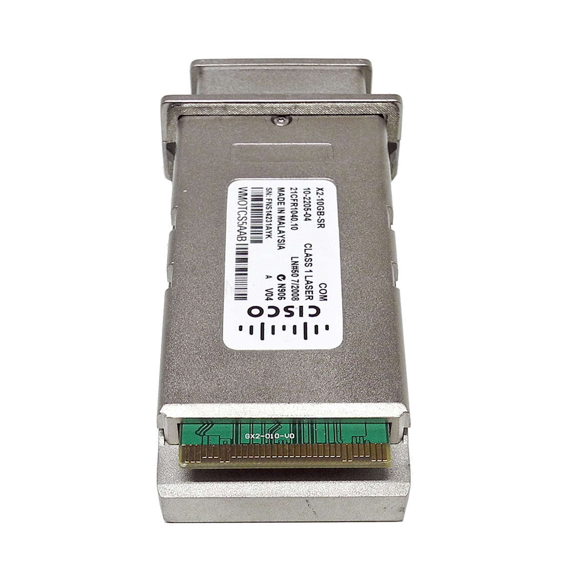 Cisco-X2-10GB-SR-Original-10-Gigabit-Ethernet-Tran-004.jpg Cisco X2-10GB-SR Original 10 Gigabit Ethernet Transceiver Module PN 10-2205-04