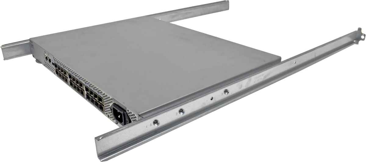 EMC DS-300B EM-320-0008 100-652-065 24-Port 8G SAN FC Switch 16 akt. Ports + Ears EMC DS-300B EM-320-0008 100-652-065 24-Port 8G SAN FC Switch 16 akt. Ports + Ears