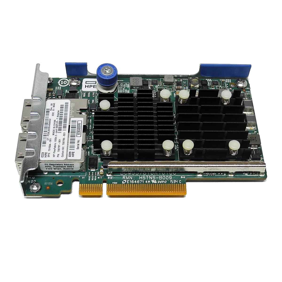 HP 533FLR-T 2-Port 10GbE PCI-Express x8 Network Adapter 700757-001 701534-001 HP 533FLR-T 2-Port 10GbE PCI-Express x8 Network Adapter 700757-001 701534-001