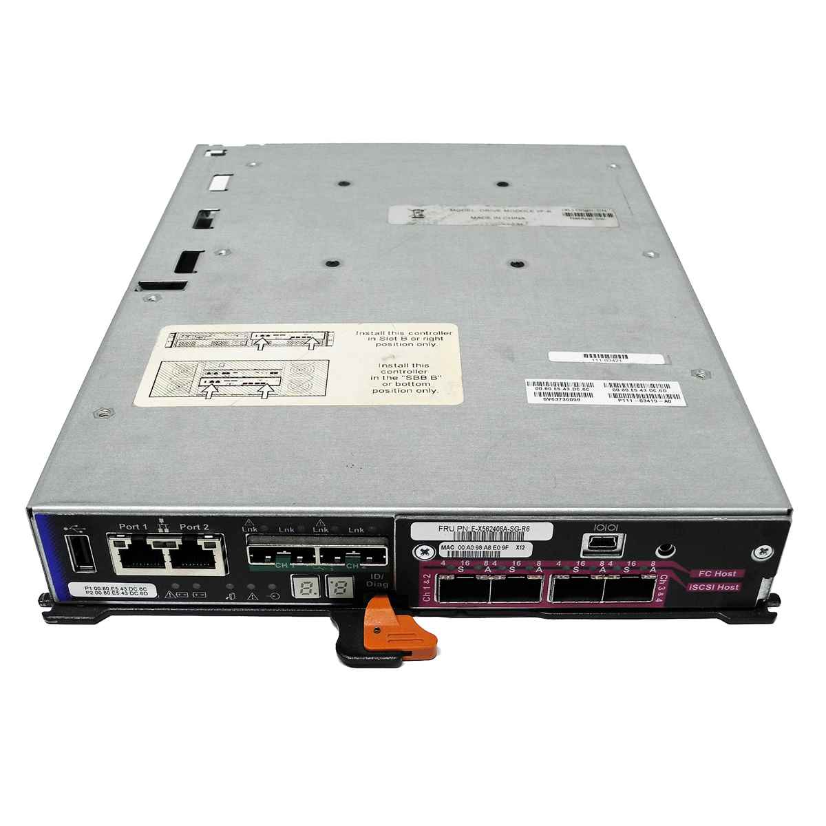 NetApp E-X562406A-SG-R6 Drive Module I/F-6 for E5600 Storage Arrays 111-03421+A0 NetApp E-X562406A-SG-R6 Drive Module I/F-6 for E5600 Storage Arrays 111-03421+A0