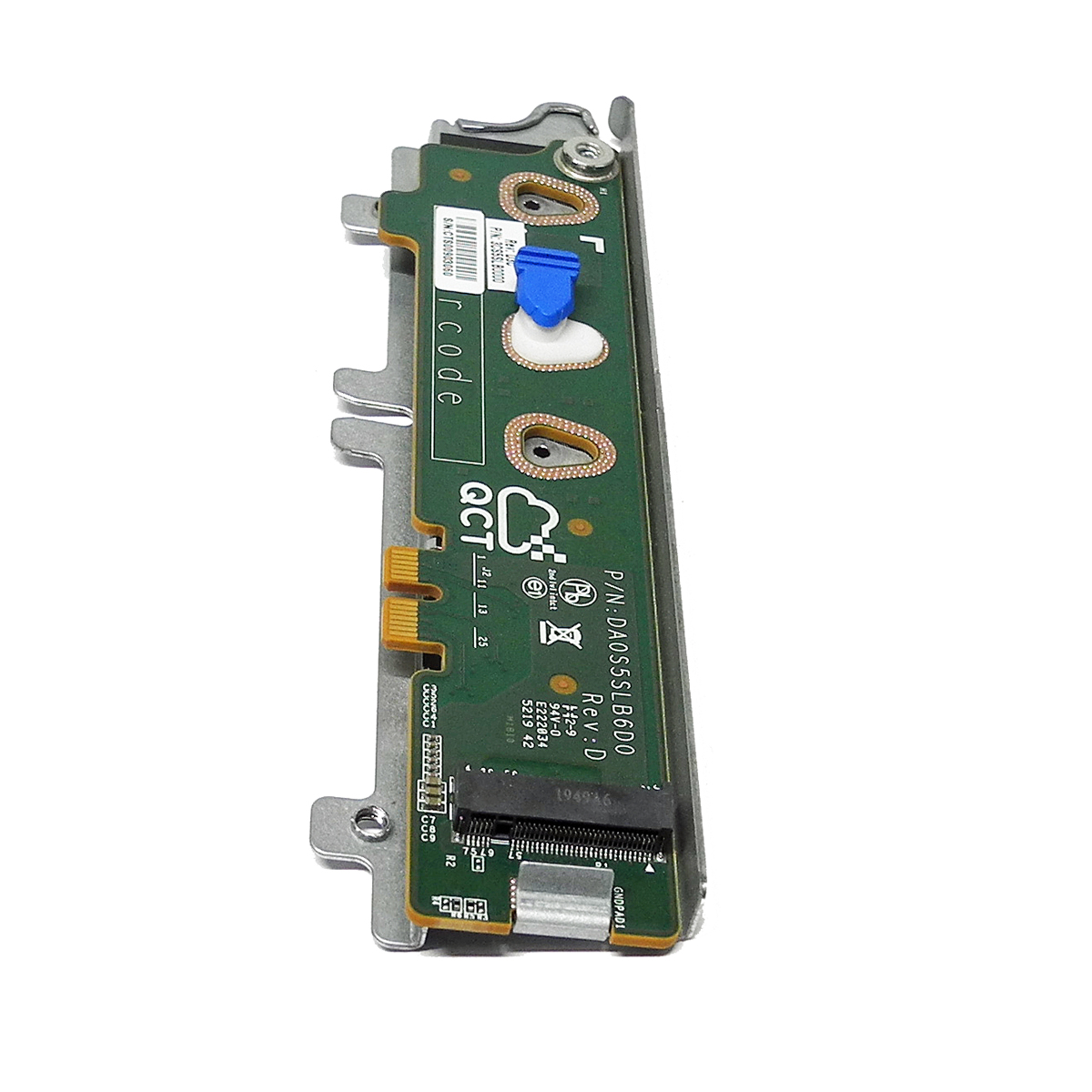 Quanta QCT Riser Board PCIe x1 3.0 for QuantaPlex Node T42S-2U 3CS5SLB0000 Quanta QCT Riser Board PCIe x1 3.0 for QuantaPlex Node T42S-2U 3CS5SLB0000