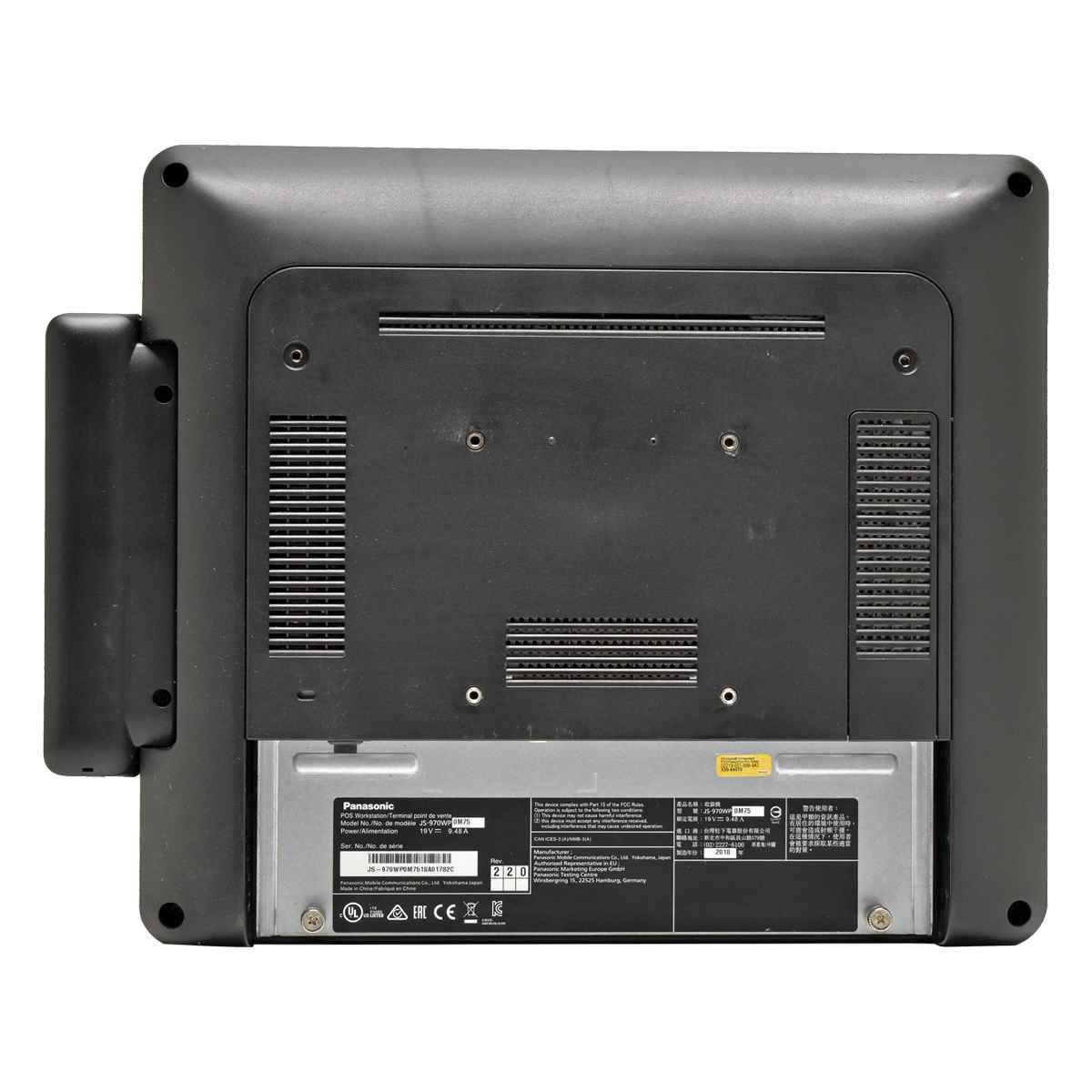 Panasonic JS-970WP POS Workstation G3320TE 2,3GHz CPU 4GB RAM 64GB SSD Netzteil Panasonic JS-970WP POS Workstation G3320TE 2,3GHz CPU 4GB RAM 64GB SSD ohne Netzteil