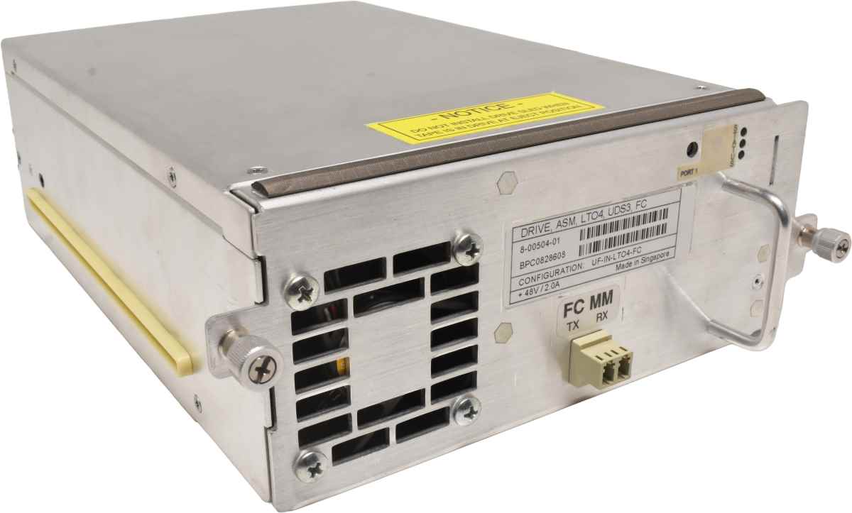 Quantum 8-00504-01 DRV ASM LTO-4 UDS3 FC 4G Tape Drive Quantum 8-00504-01 DRV ASM LTO-4 UDS3 FC 4G Tape Drive