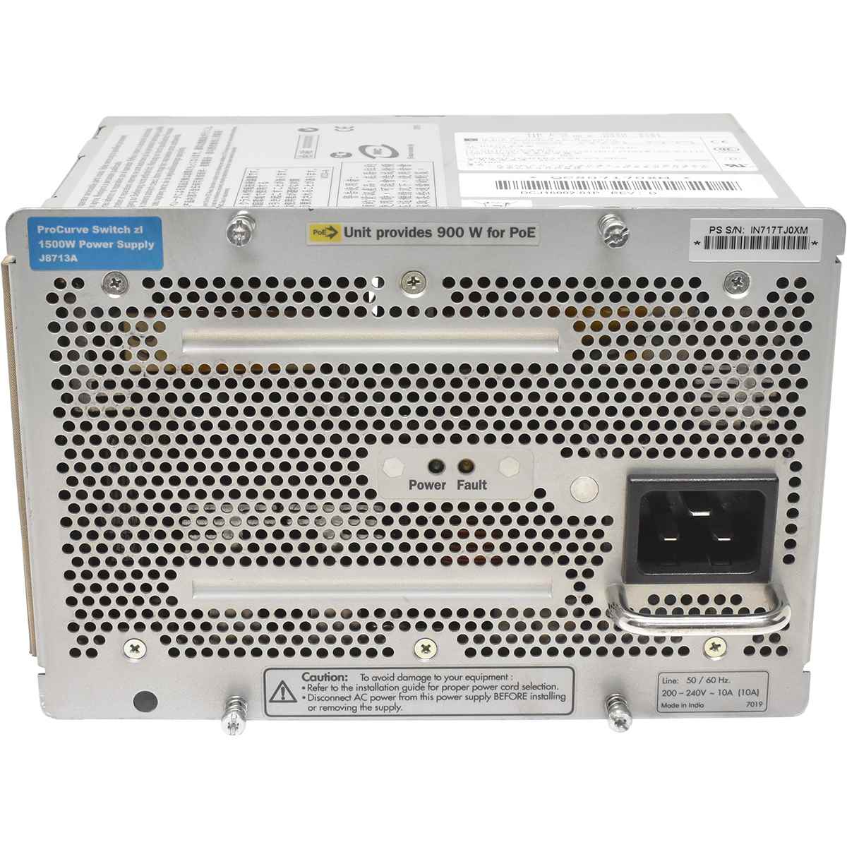 HP J8713A Netzeil / PSU 1500W für 5406zl / 5412zl HP J8713A Netzeil / PSU 1500W für 5406zl / 5412zl