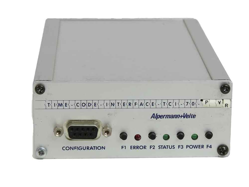 Alpermann Velte Time Code Interface Alpermann Velte Time Code Interface